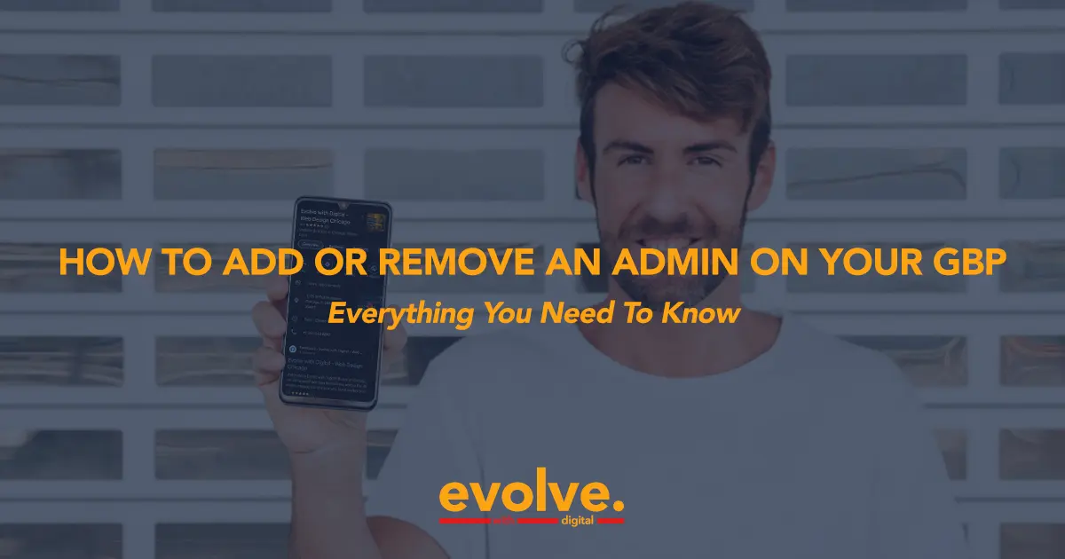 how to add or remove adming on gbp